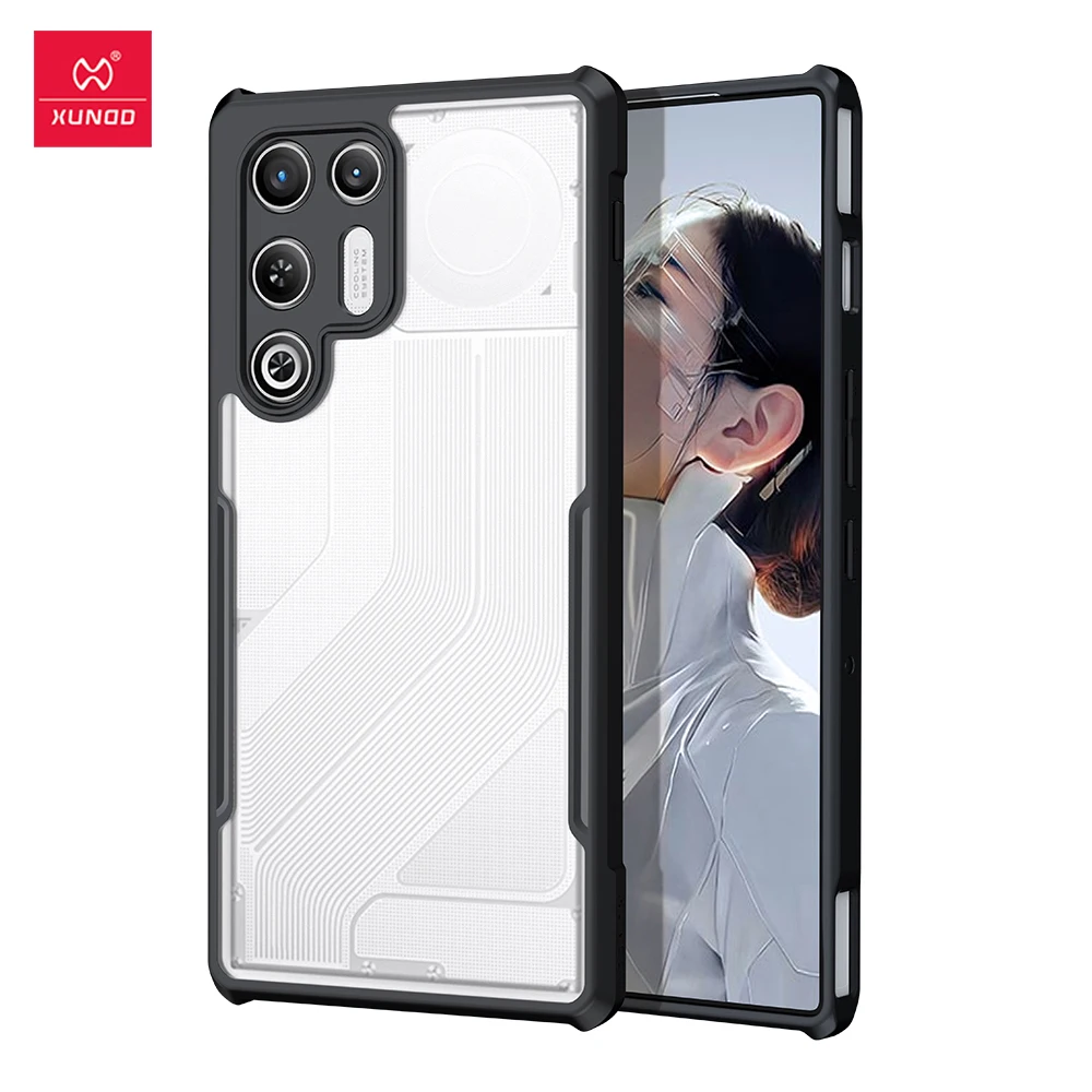 Funda Xundd para ZTE Nubia RedMagic 11 Air, protección de cámara, airbag anticaídas, carcasa trasera de acrílico y TPU para teléfono.