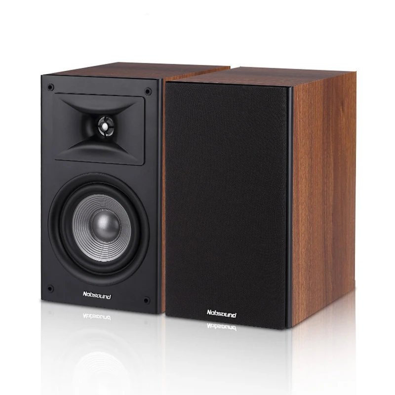 

Пассивные полочные колонки S605 HIFI, выходная мощность 100 Вт*2, 6,5-дюймовые 2-полосные деревянные домашние стереоколонки с 1-дюймовым рупорным твитером