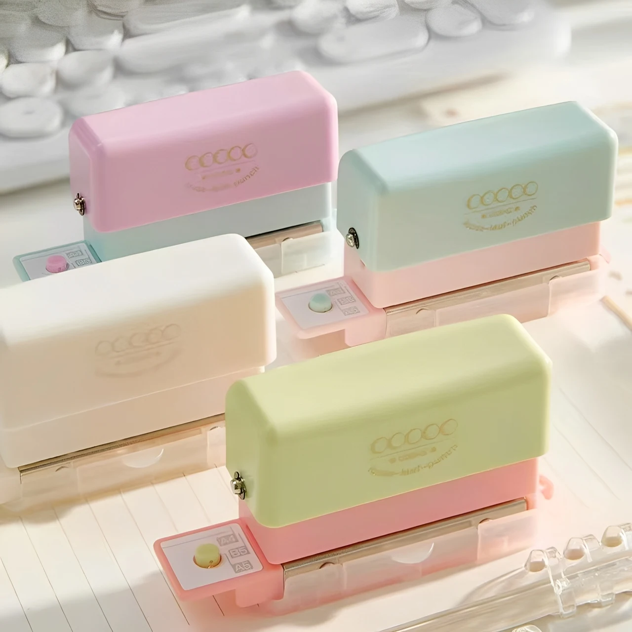 

Мини-дырокол на 5 отверстий, 1 шт., поддерживает пробивание 20/26/30 отверстий, диаметр отверстия 5,5 мм, подходит для блокнотов форматов A4, A5, B5.