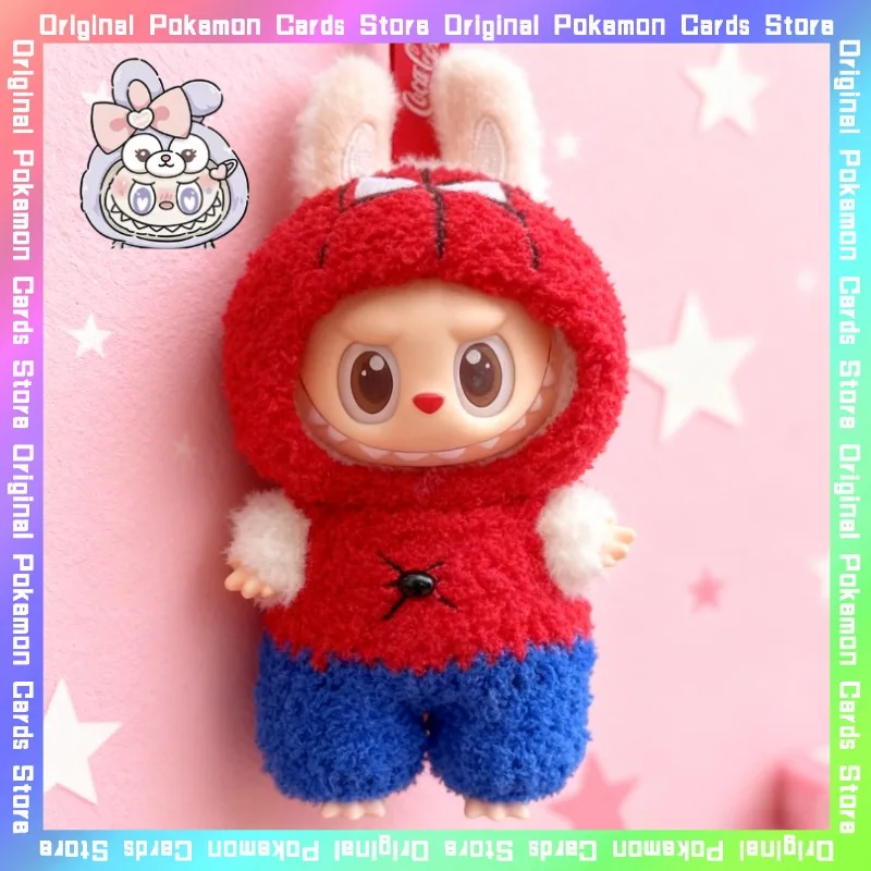 

Only Clothes for 17cm V1 V2 V3 Labubu Spider-Man Tigger Mickey Lotso Stitch Cotton Doll Cartoon Accessories Toy Birthday Gifts