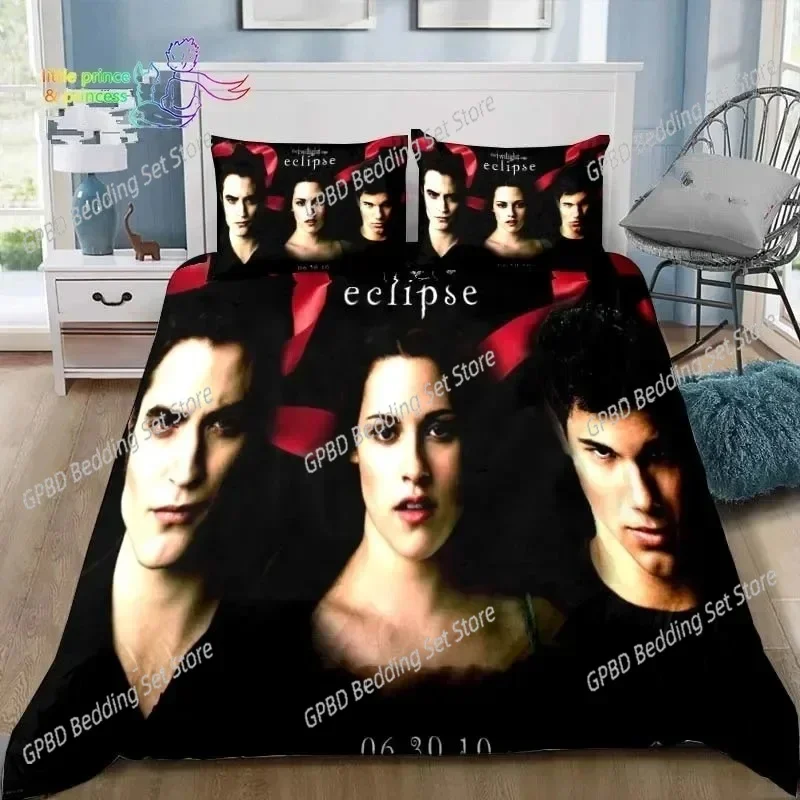 

3D The Twilight Saga HD Printed Comfortable Duvet Quilt Cover Pillowcase Bedding Set Children Bedroom Decoration Home Textile