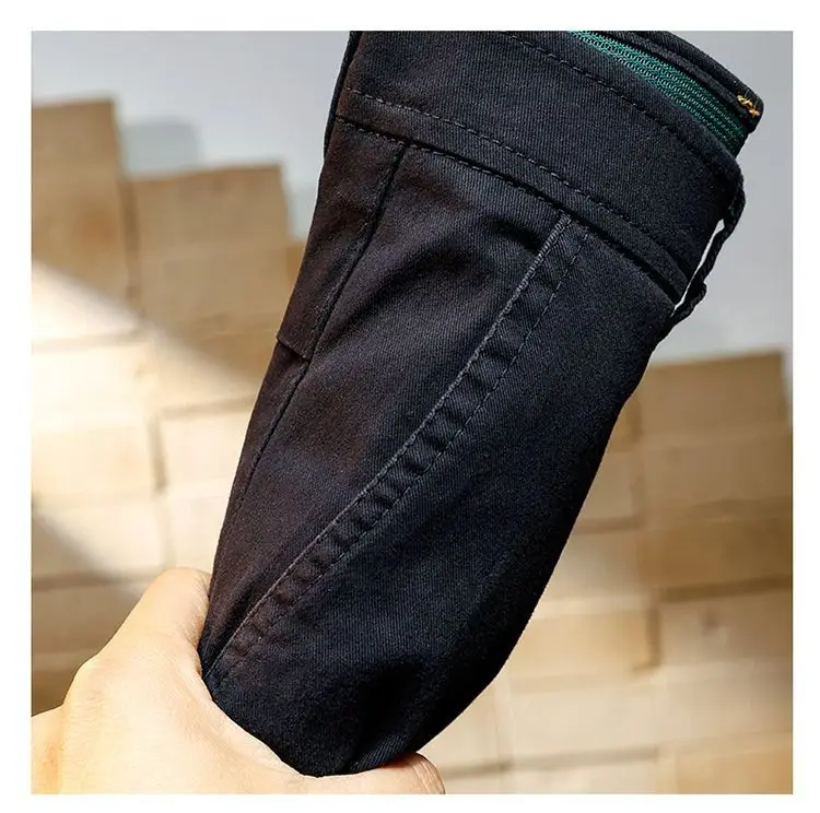 Herren Hochelastische Knitterfreie Business-Freizeithose Herbst Winter Gerade Passform Lässige Schlanke Hose Hochwertige Arbeitshose – Detail 18