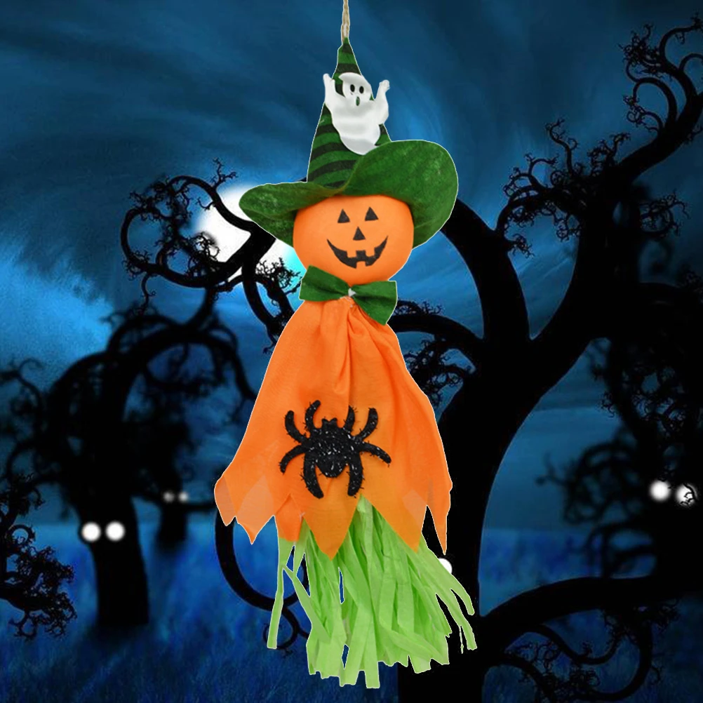 

6 Pcs Ghost Pendant Decoration Halloween Fall Hanging Decorations Door Ceiling Props Child outside