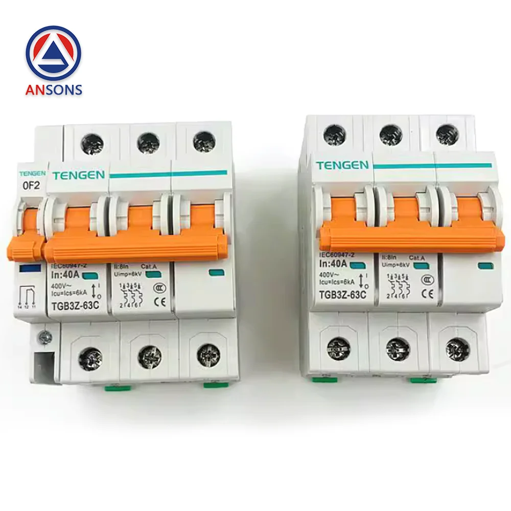 

TGB3Z-63C 0.32 0.36 KONE Elevator Switch Auxiliary Contact Circuit Breaker Air Switch Ansons Elevator Spare Parts