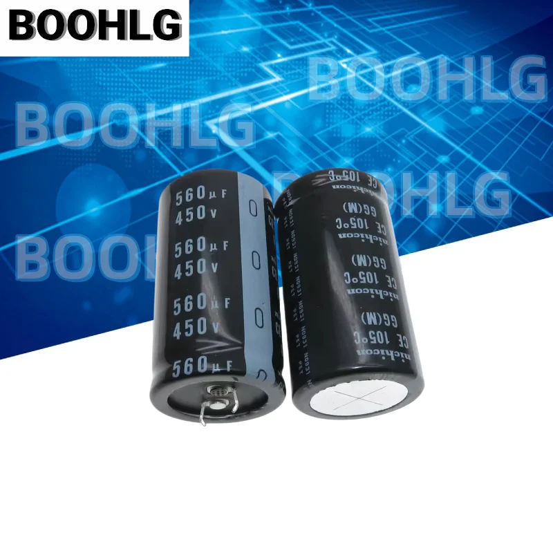 2PCS 560UF 450V capacitor 450V 560UF 105 degrees