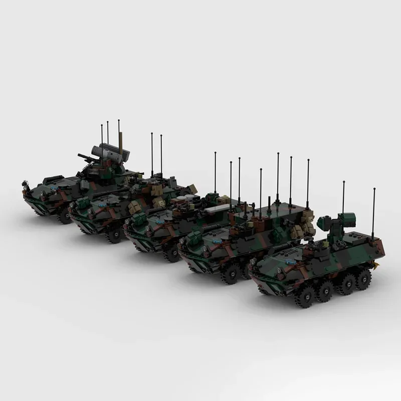 Infanterie LAV 25A2 Moc Bausteine Militär Modell Kampf Fahrzeug Technologie Modulare Blöcke Geschenke Spielzeug Für DIY Sets Montage
