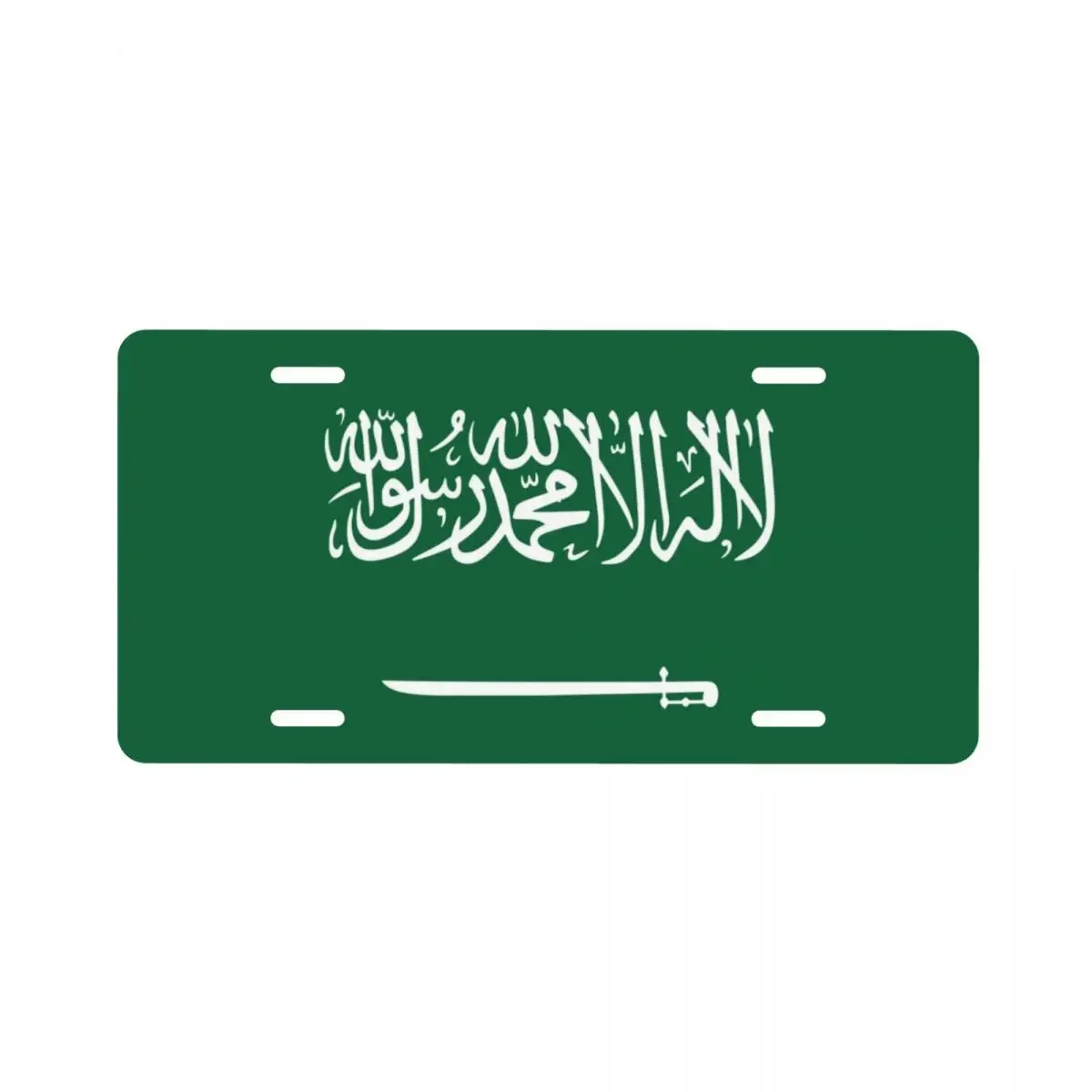 

Saudi Arabia Logo 6inX12in Car License Plate Decoration