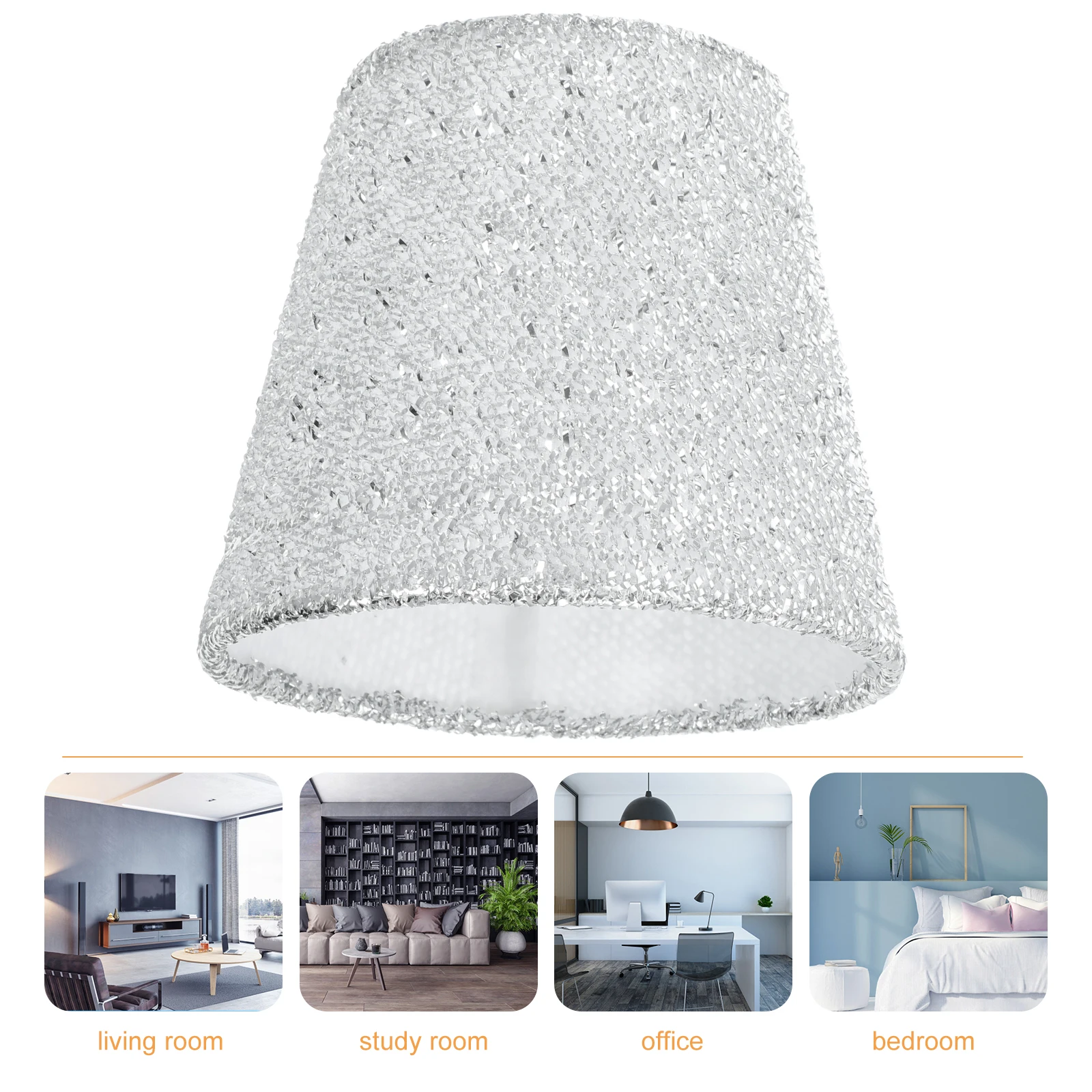 

E14 Cloth Lampshade for Bedroom Table Floor Lamps Small Cover Replacement Shade Wall Ch Vintage Barrel Desk Lampshades