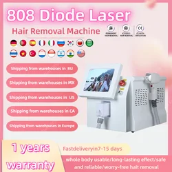 3 Wavelengths Permanent Portable 808nm Diode Laser Hair Removal Ice Alexandrite Diodo Depilacion Diode Laser Hair Removal