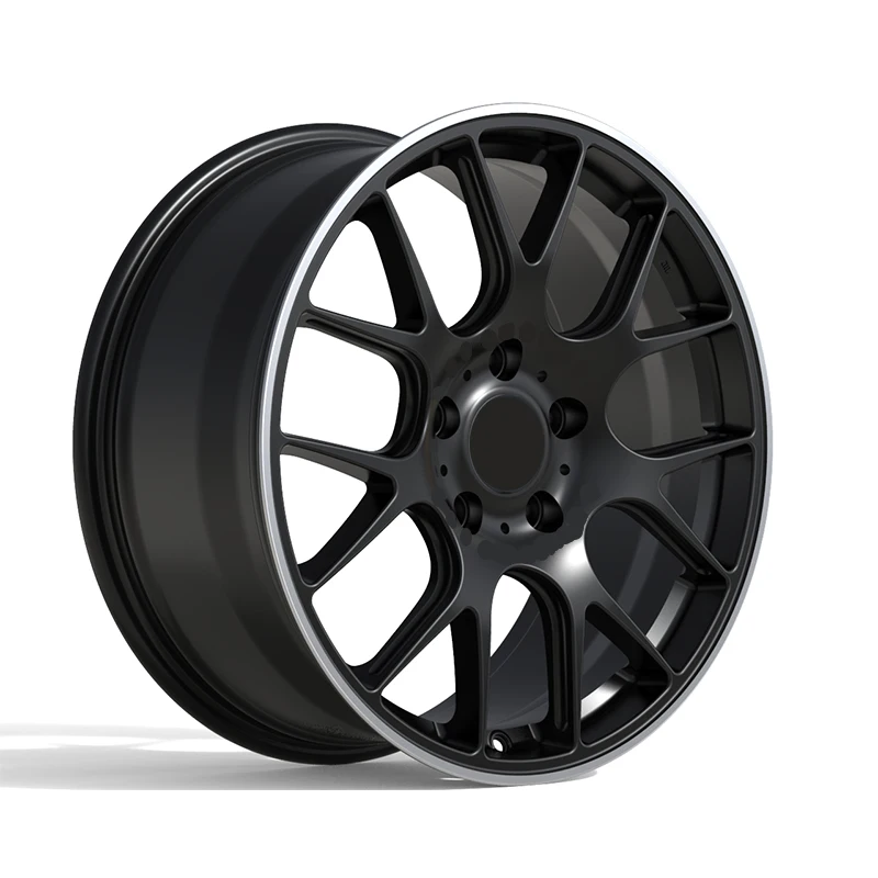 ล้อแม็กซ์ BR Forged Racing สีดำด้านเงิน ขอบเว้า สำหรับรถ BMW M2 M3 M4 M5 Amg RS พร้อมขอบ