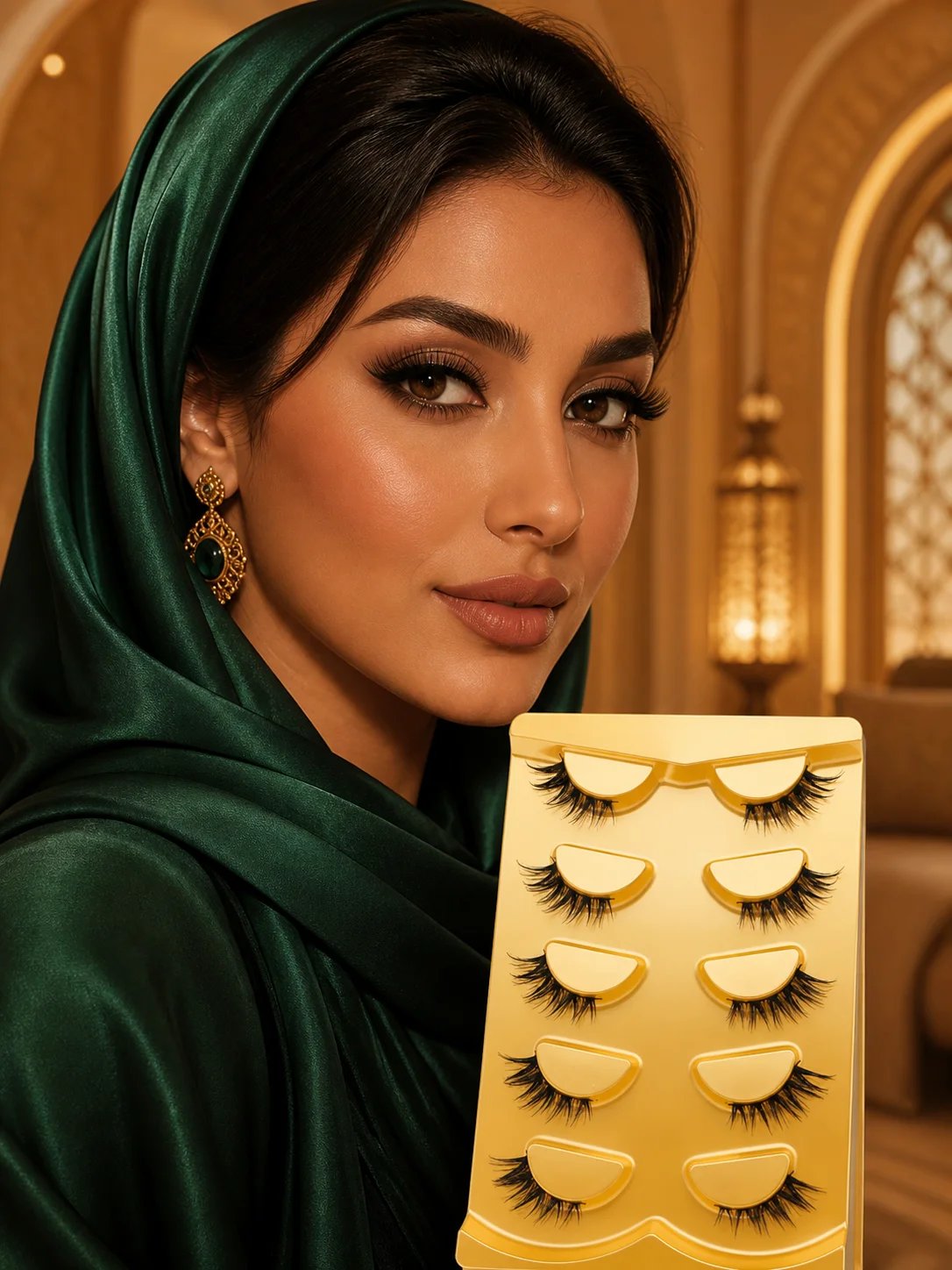 Mujie 5 Pairs of Half-Strip False Eyelashes for the Outer Corners of the Eye, Soft and Fluffy 3D Faux Mink Lashes, Transparent Soft Stem Segmented Cluster Design for Outer Corner Extension - Reusable, Lengthens the Outer Corners of the Eye, Enlarges the Eyes, Lightweight Soft Stem for Long-Lasting Wear Without Discomfort, Suitable for Daily Charm and Special Occasions