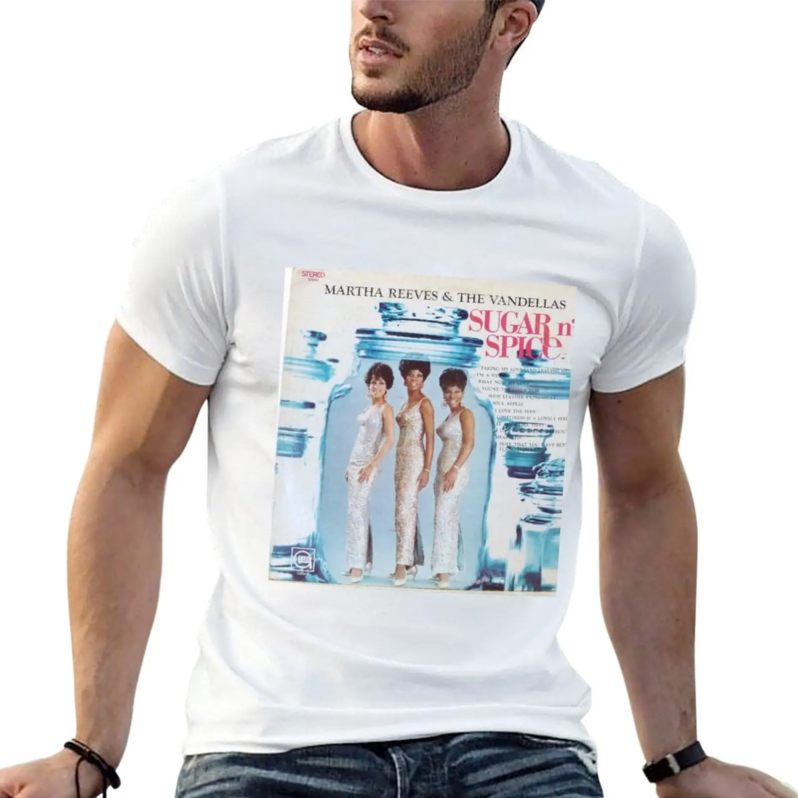 Camiseta Martha Reeves & The Vandellas ?– Sugar 'n' Spice, camiseta personalizada para hombre, camiseta de algodón