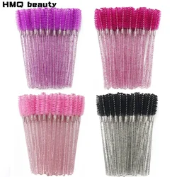 50PCS Eyelash Brushes Disposable Eyelashes Mascara Wands Applicator Brushes For Eye Lashes Extension Eyebrow Wands Makeup Tools