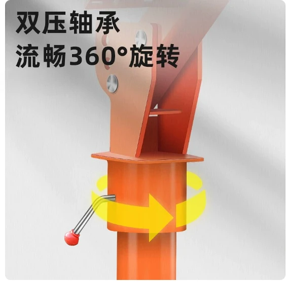 Small lift truck crane 12v24v small crane household electric hoist 1 ton cantilever crane