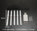 5 red and 1 usb