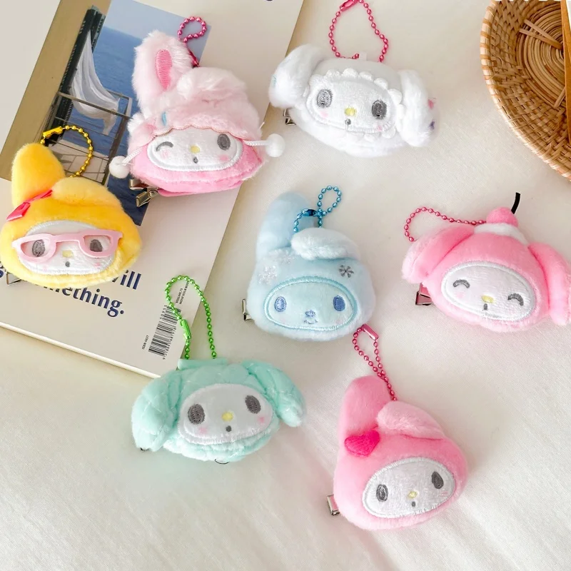 

Sanrios 50-летие My Melody Series мятная плюшевая игрушка лимонная шпилька кулон милая кукла брелок сумка кулон украшение подарок