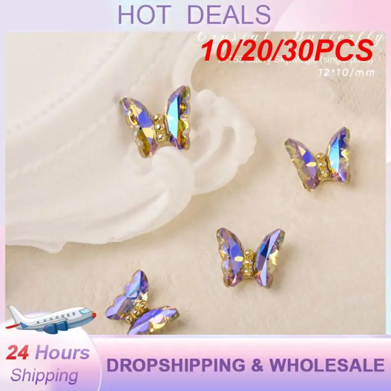 10/20/30PCS Butterfly Drill Clearly Popular Exclusive Elegant Highly Sought After Luxury Customer Favorite