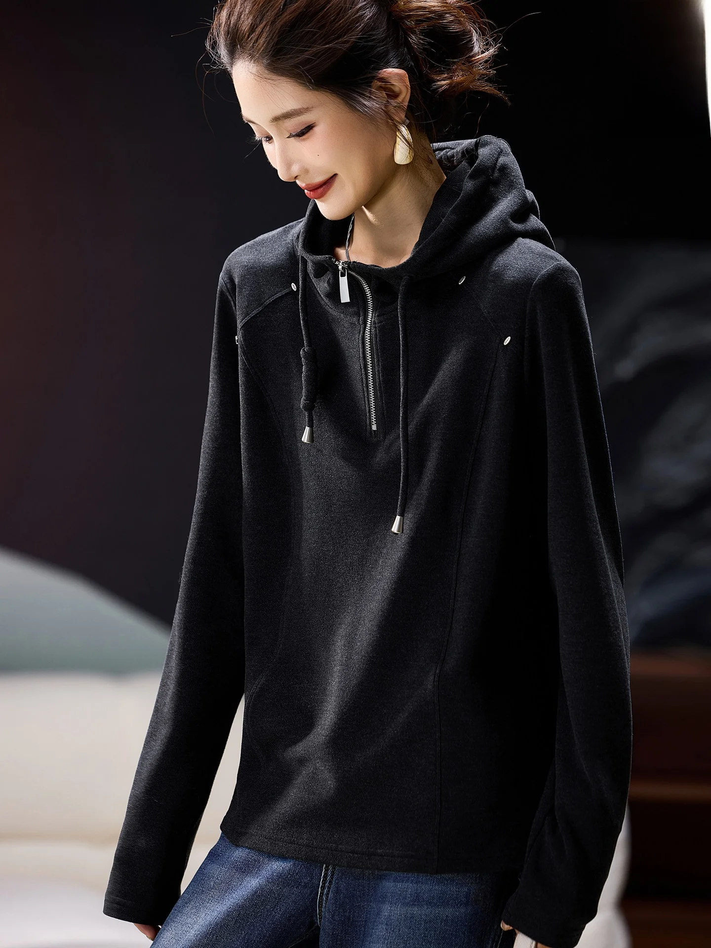 

Свободная удлиненная женская куртка из вельвета, модная верхняя одежда, новинка весны, большие размеры, европейский стиль, повседневная уличная одежда