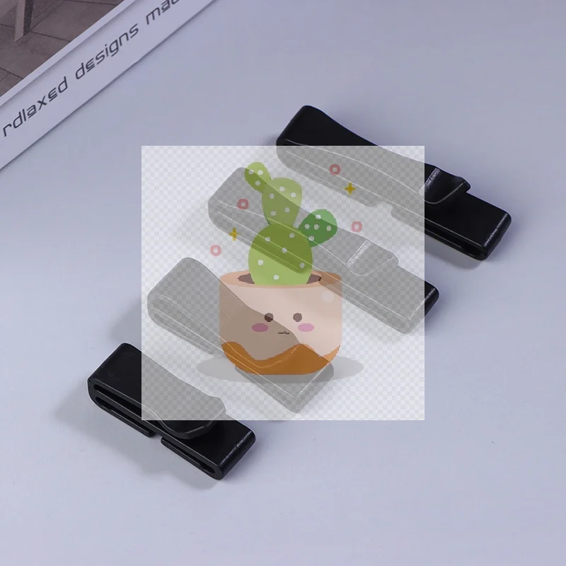 10 قطعة/الحزمة سريعة زلة حارس مشبك نهاية كليب المنزلق الأسود للتخييم التنزه على ظهره ضبط حزام حزام 20-51 مللي متر