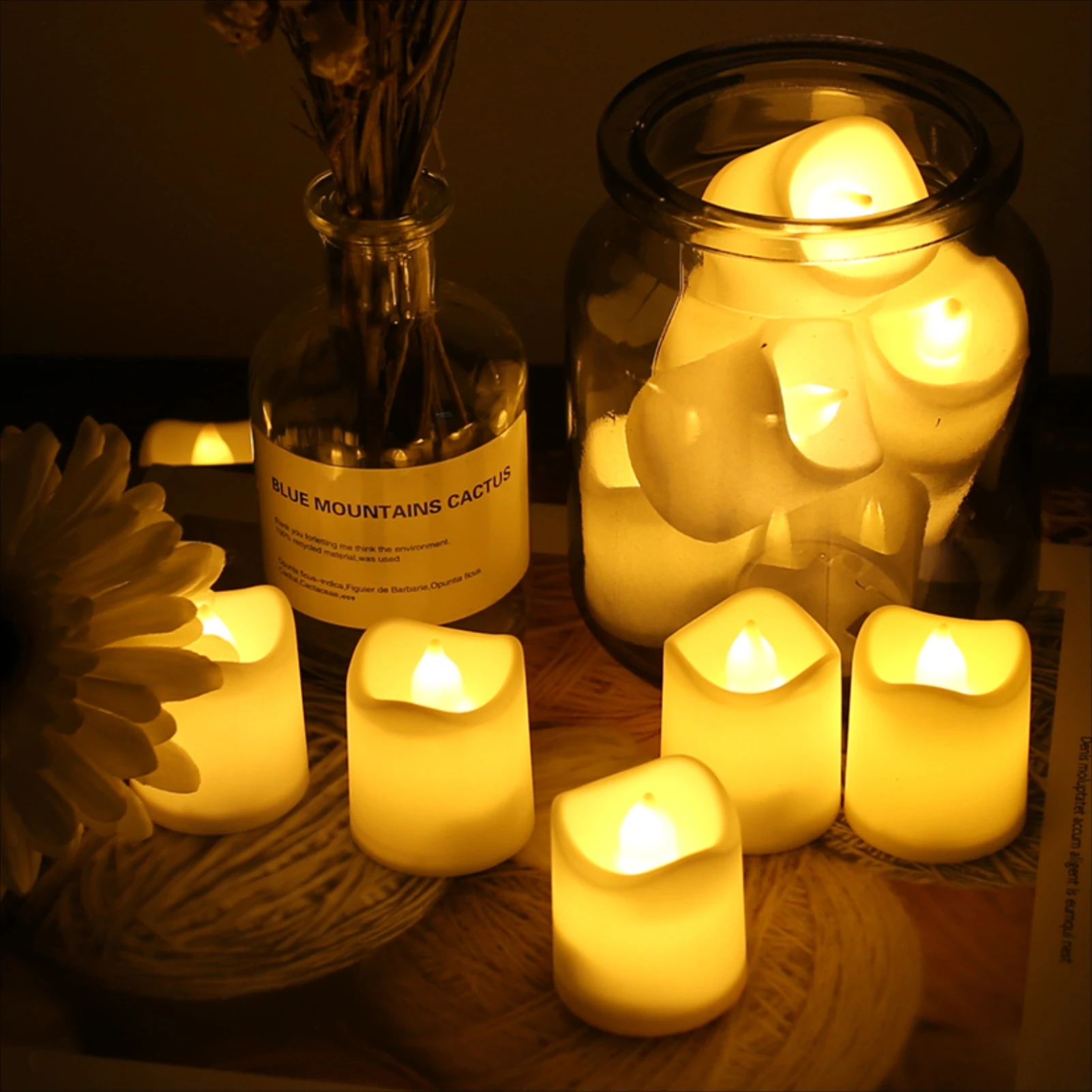 12 قطعة/24 قطعة عديمة اللهب LED الشموع مع الموقت الإبداعية متمنيا شموع الخفقان نذري شمعة لحفل الزفاف عيد الميلاد الديكور