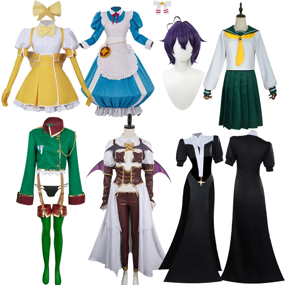 Adult Women Top Shorts Belt Hat Outfits Gushing Over Cos Magical Girls Araga Kiwi Cosplay Costume Halloween Carnival Party Suit