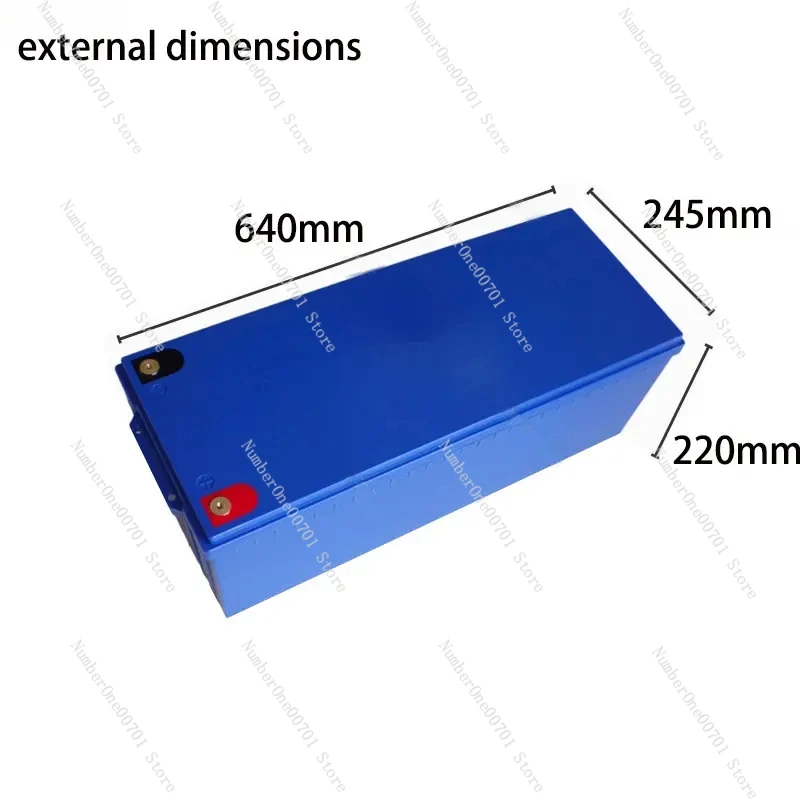 Battery Case 12V 24V 48V 120ah 180Ah 200Ah 280Ah 320Ah Battery Storage Boxes Camper RV Solar Cells Plastic Case