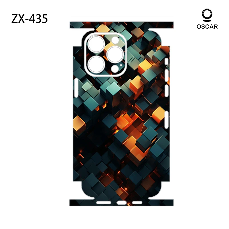 

3M Decal Skin for iPhone16 15 13 12 14 Pro Max Mini Back Film Cover Wrap Rear Screen Protector Anti-scratch Durable Sticker