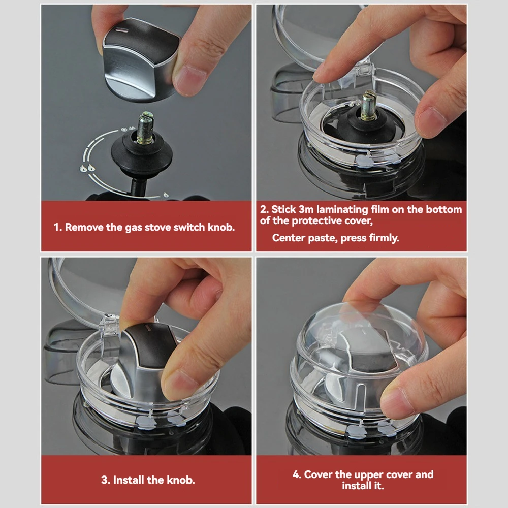 6 قطعة الغبار موقد غاز مقبض الباب غطاء طباخ حامي الأمن حماية التبديل غطاء مكافحة القذرة عدم الانزلاق قفل أمان الطفل
