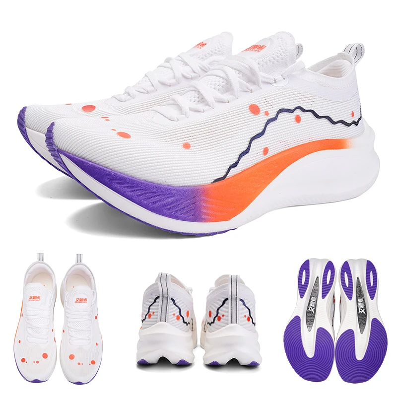 2024 IRUNSVAN وسادة أحذية تدريب المهنية الرجال لوحة كربون عالية الجودة خفيفة الوزن أحذية مقاومة للاهتراء موضة للجنسين