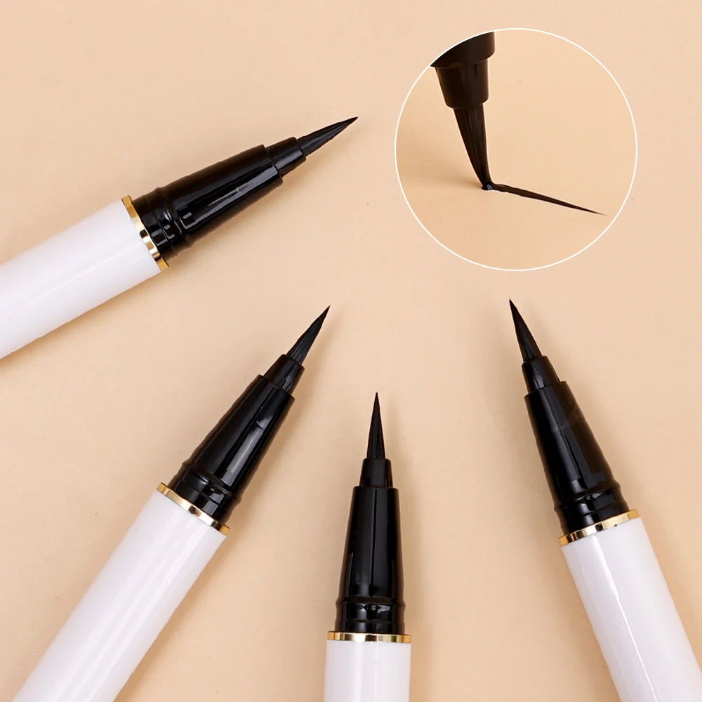 Langlebiger Eyeliner Bleistift wasserdicht schnell trocken braun schwarz ultra dünn letzte untere Wimpern Bleistift Make-up Augen Schönheit Kosmetik