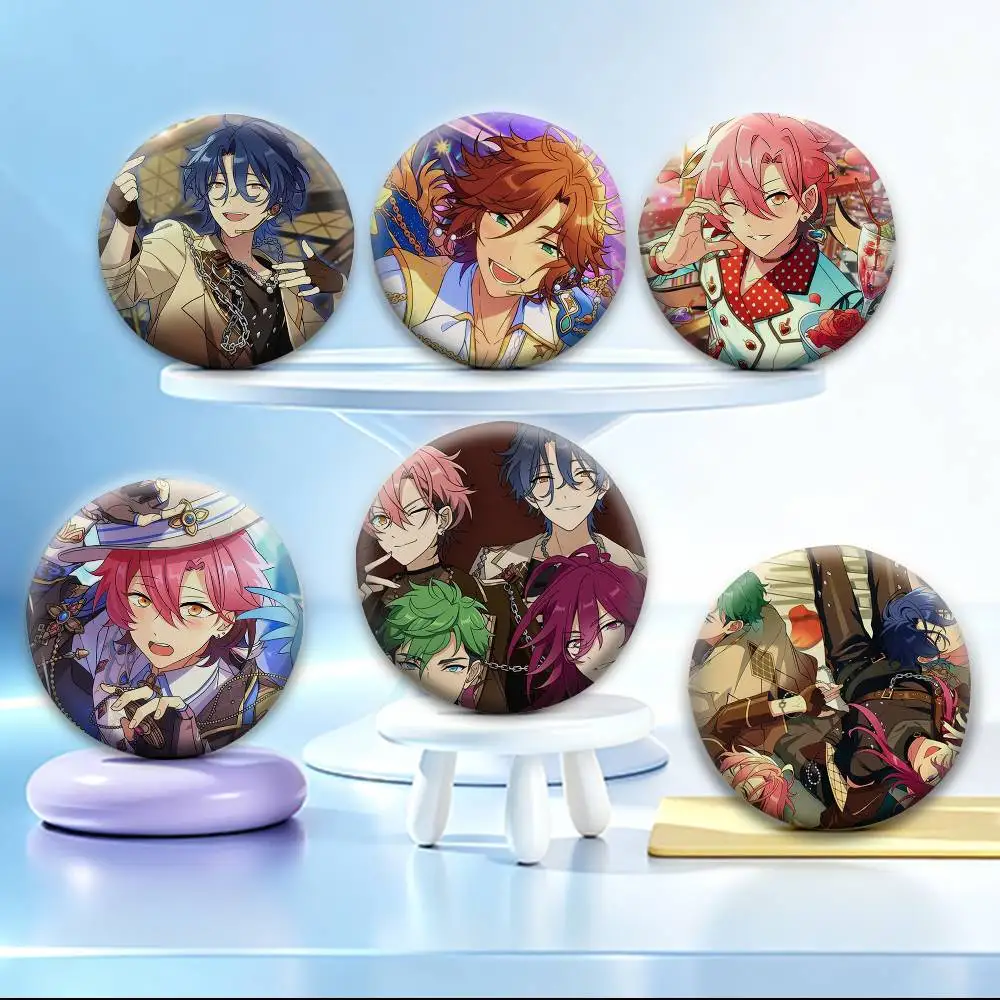 COOL M-MELLOW DEAR Enstars Badges Creative Tinplate Button PinsBrooch Badge Clothes Backpack