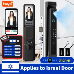 Israel Lock Tuya wifi facial Digital Electronic lock Smart Door Lock Password 3D face recognition Camera Electronic Lock