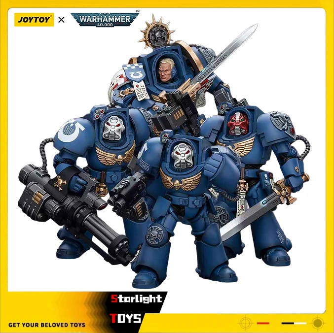 

JOYTOY 1/18 фигурка Warhammer 40K Ultramarines Terminator Captain 4 шт. игрушки модель коллекция подарки