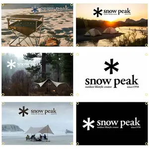 90x150cm Snow Peak Flag Poster Tapestry Polyester Printed Outdoor Camping  Lifestyle Creator Banner For Decoration - AliExpress