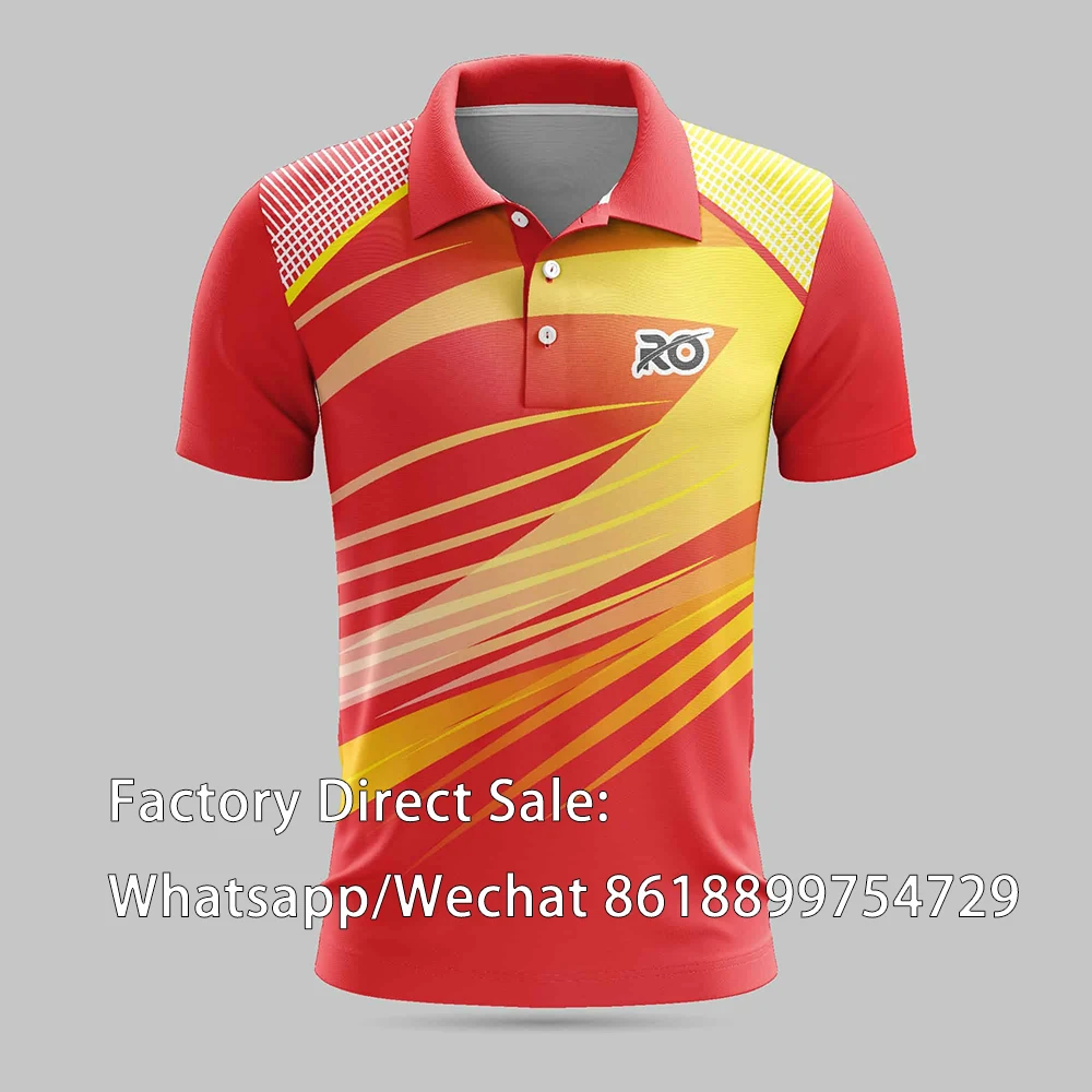 UPF 50+ T Shirts Men Coach Gear Golf Para Polo Aero Hombre Manga Corta Fishing Tops Badminton Breathable Sports Jersey Football