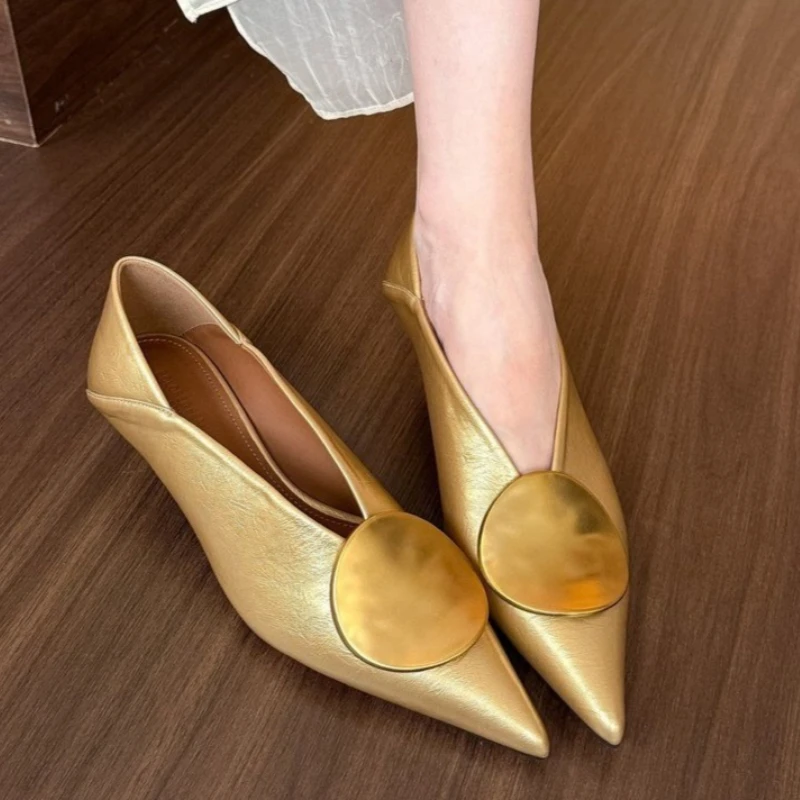 Luxuriöse spitze Damenschuhe: Elegante High-Heel-Sandalen für Damen, flache Pumps, Party-Loafer, Schuhe für Frauen