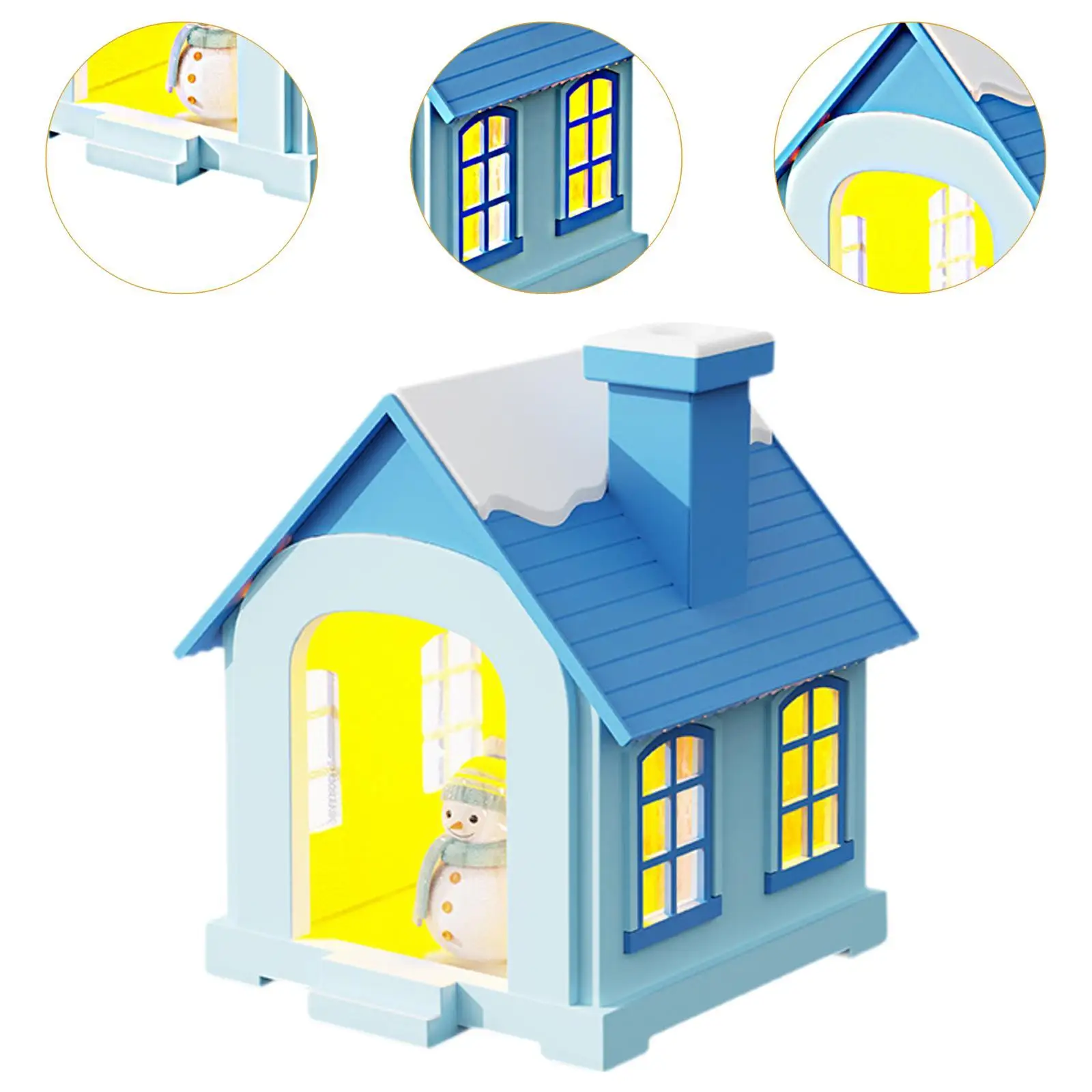 Personal Desktop Humidifier Snowman House Decor for SPA Office Small Room
