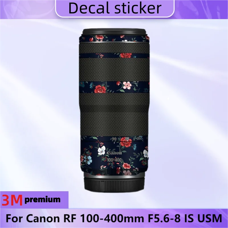 For Canon RF 100-400mm F5.6-8 IS USM Lens Sticker Protective Skin Decal Film Anti-Scratch Protector Coat RF100-400 100-400 5.6-8