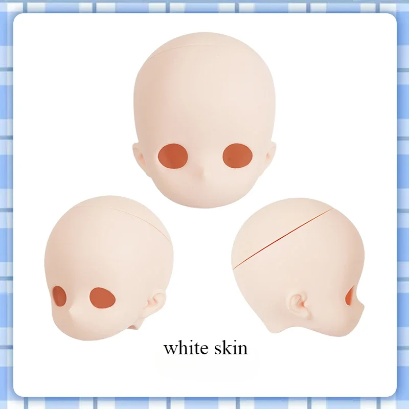 New 1/4 Imomodoll MARU Head Original Soft Rubber White/Tan Skin Body Diy Girl Toys Dress Up Play House MJD BJD Doll Accessories