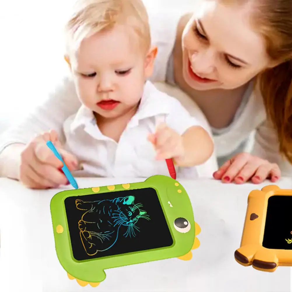 Convenient Drawing Board Friction Resisting Colored Handwriting Cartoon Design Handwriting Tablet Children Toy
