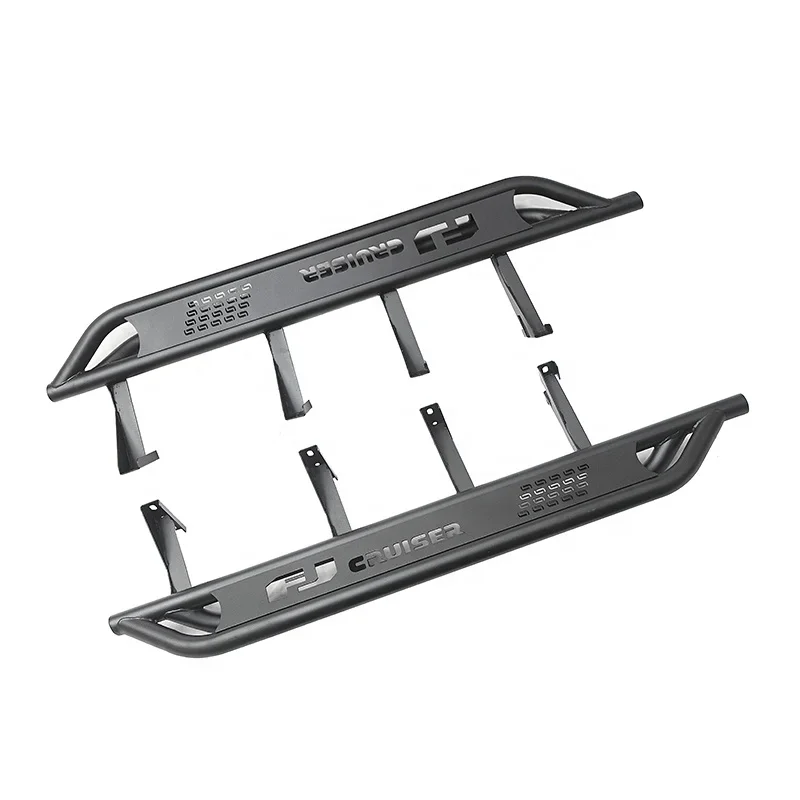 High Heavy Car Textured Black Side Step Nerf Bars Running Boards for Toyota FJ Cruiser SUV 07-14