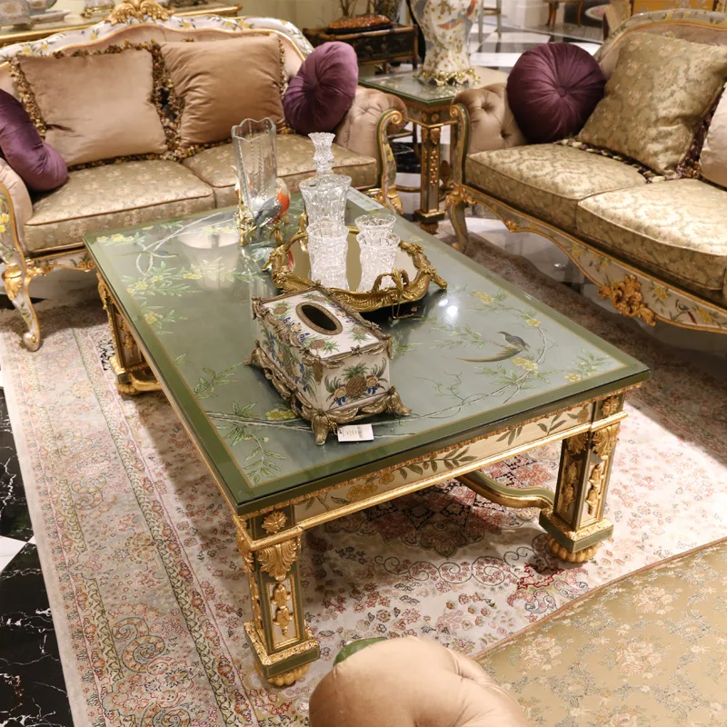 

Italian French mahogany painted court furniture