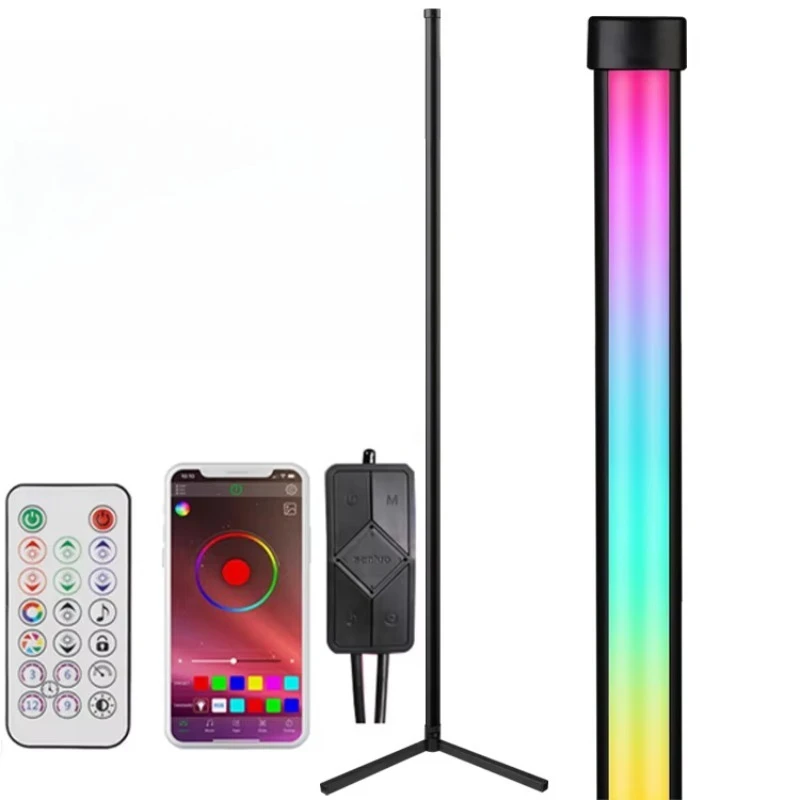 

Interior Home Decoration Smart Corner Floor Lighting Modern Floor Light Emitting Diode RGB Floor Light