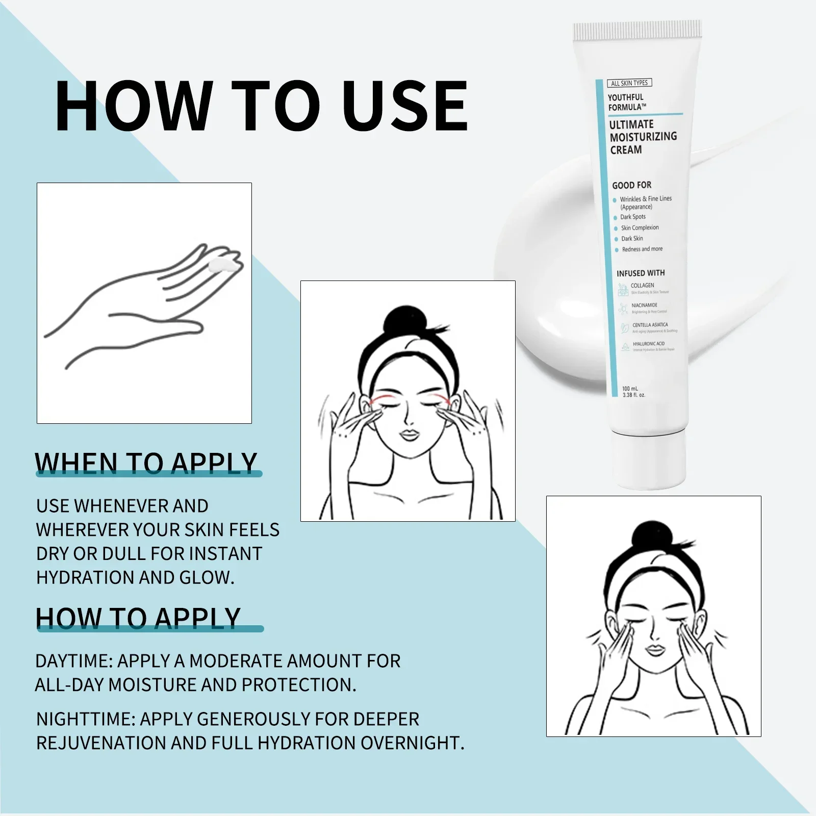 Face Cream Primer Makeup Base Rendering Long Lasting Makeup Night Day Cream Moisturizing Pre Makeup Base Cream Skin Care