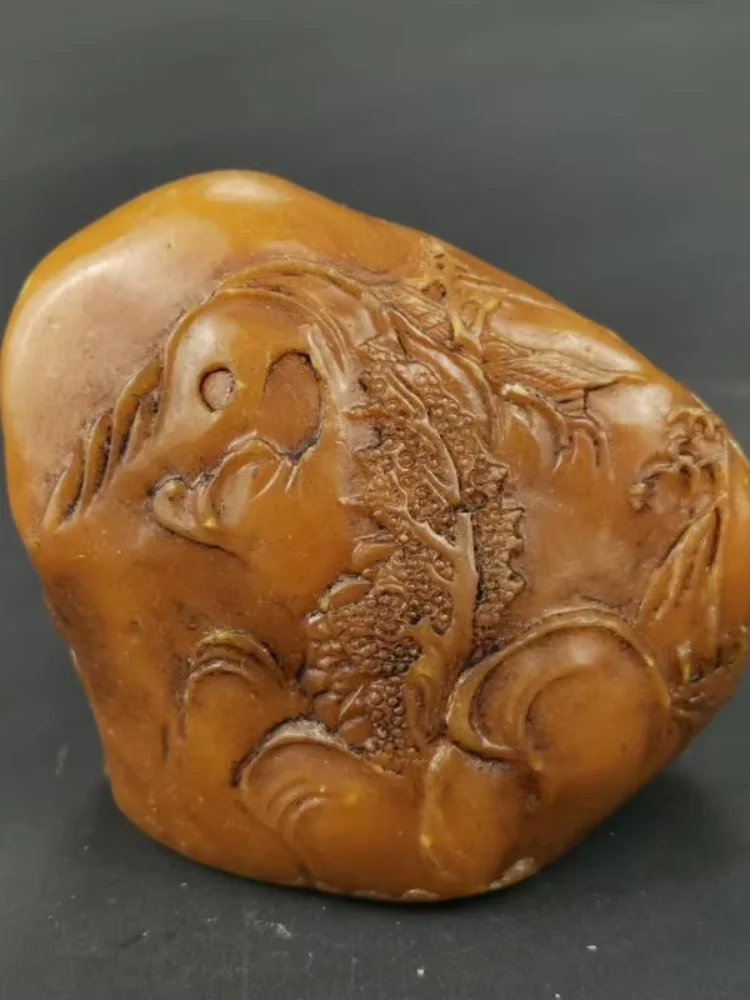 Antique Stone Carving Retro Figure Relief Small Ornaments Home Study Desktop Decoration Folk Art Collection Handicrafts