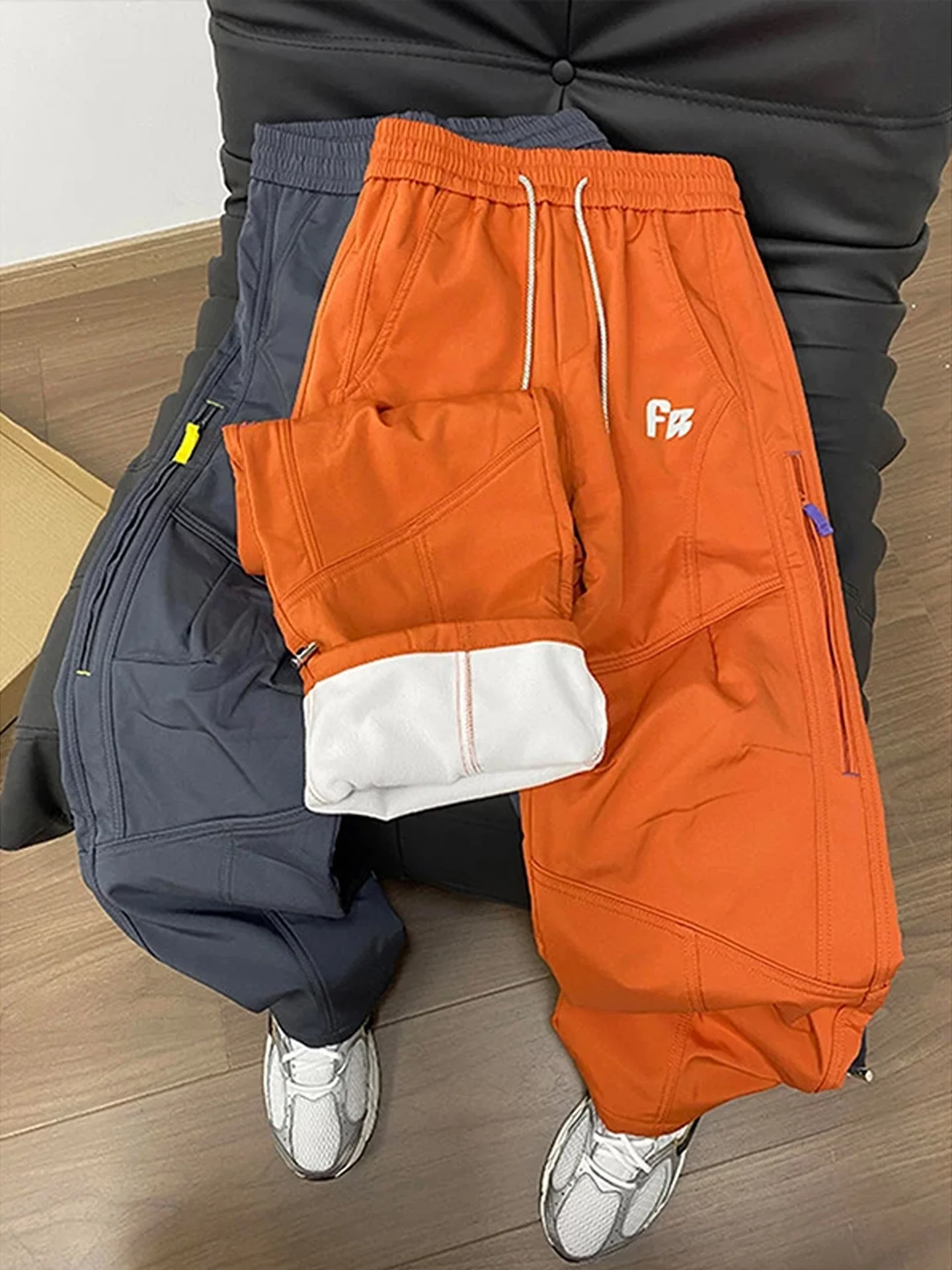 

Зимние термоштаны для мужчин и женщин из Северо-Восточного Китая, -40°C, тактические, оранжевые, для активного отдыха и работы на улице