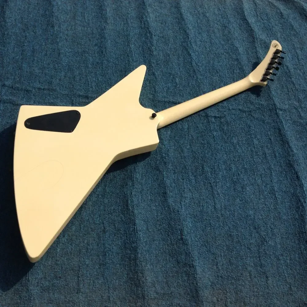 Custom MX 220 Hetfield Cream EX Electric Guitar EET FUK Inlay China Active EMG Pickups 9V Battery Box Black Hardware