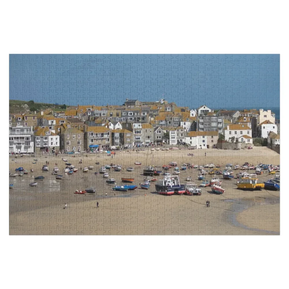 Low Tide at St Ives in Cornwall Jigsaw Puzzle Personalized Baby Toy Wood Adults Anime Puzzle