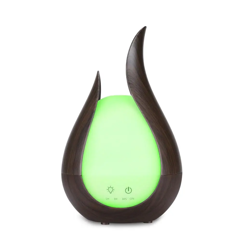 200ML New Designs Essential Oil Diffuser Natural Home Fragrance Aroma Diffuser Mini Humidifier With 7 LED Color Changing Light