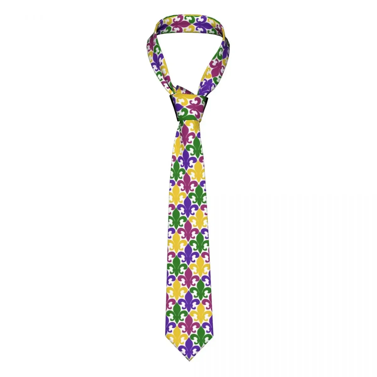 

Fleur De Lis Mardi Gras Tie Necktie Clothing Accessories